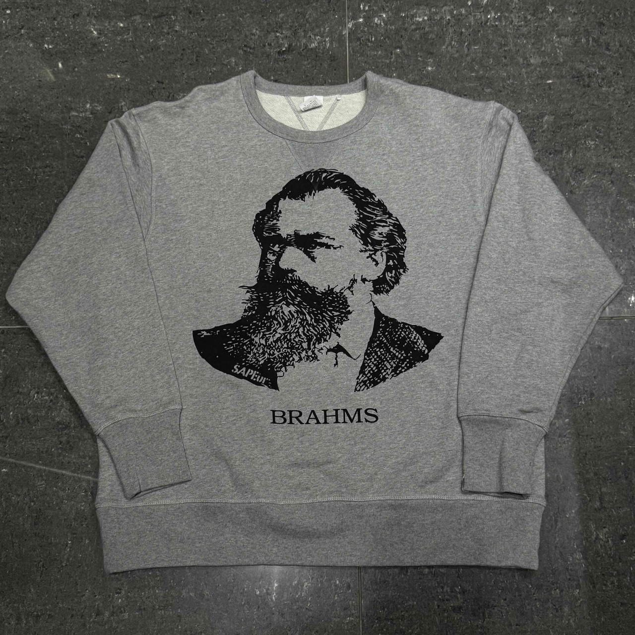 sapeur BRAHMS クルーネックトレーナー XXL ホワイト sapeur BRAHMS クルーネックトレーナー XXL ホワイト