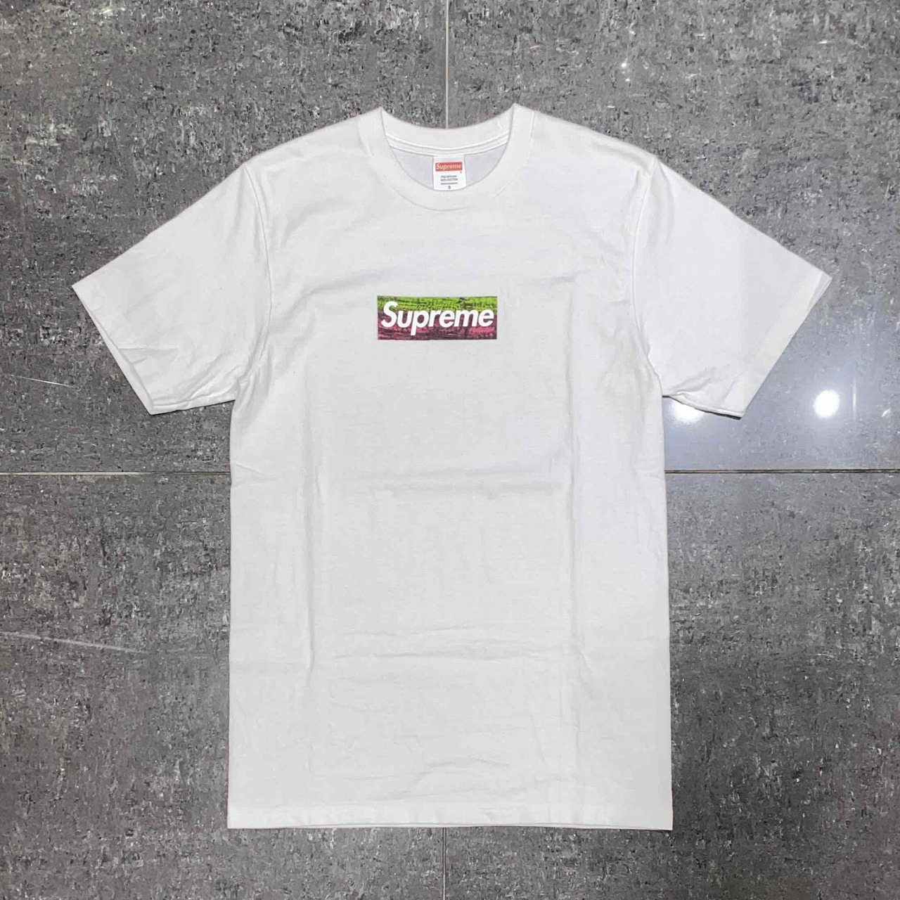 Supreme 25ss 天使の都市 Fire Relief Box Logo Tee SIZE-S シュプリーム ロサンゼルスファイヤーリリーフボックスロゴ半袖ティーシャツ 南堀江店【中古】