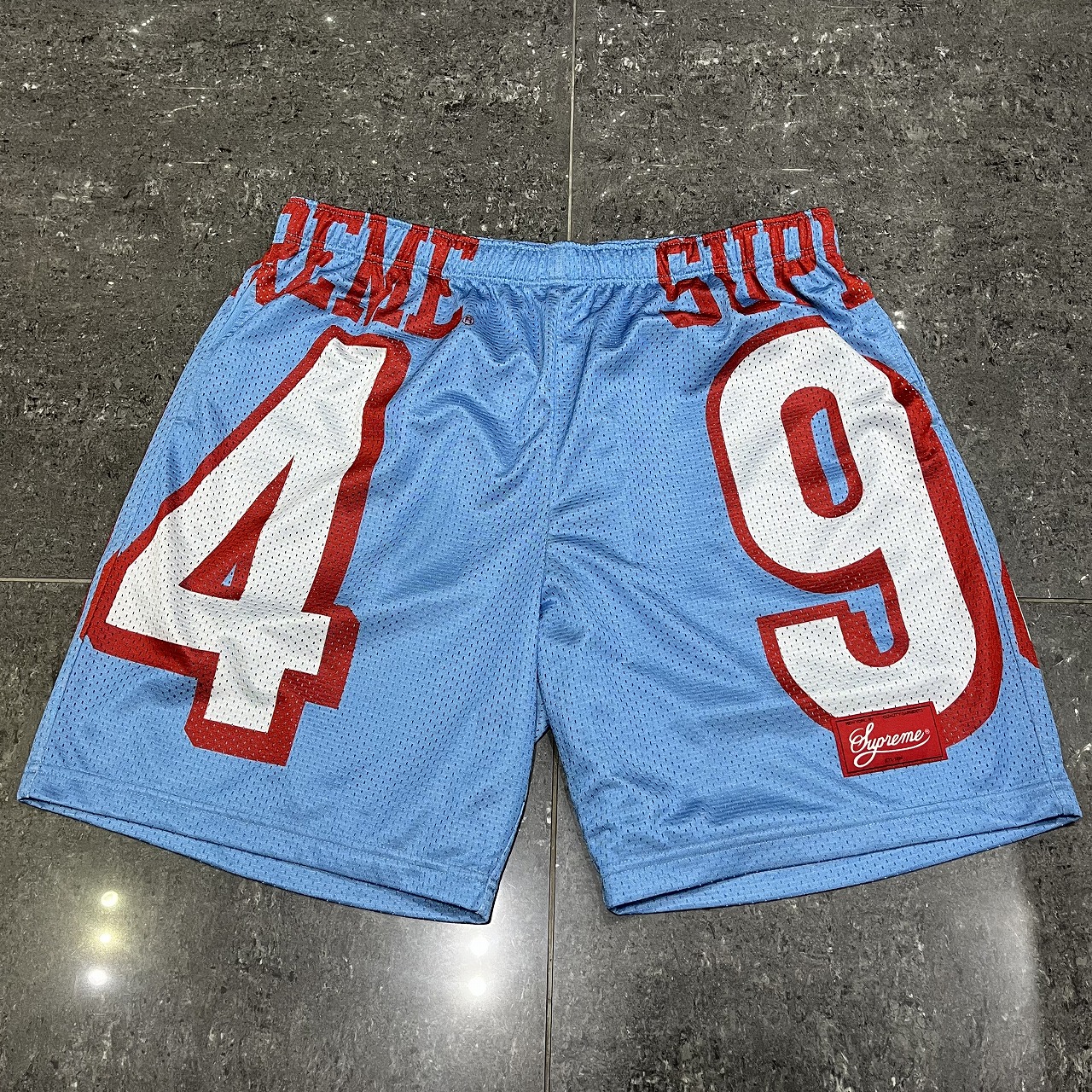 楽天市場】23SS SUPREME Small Box Baggy Mesh Short 紺 L