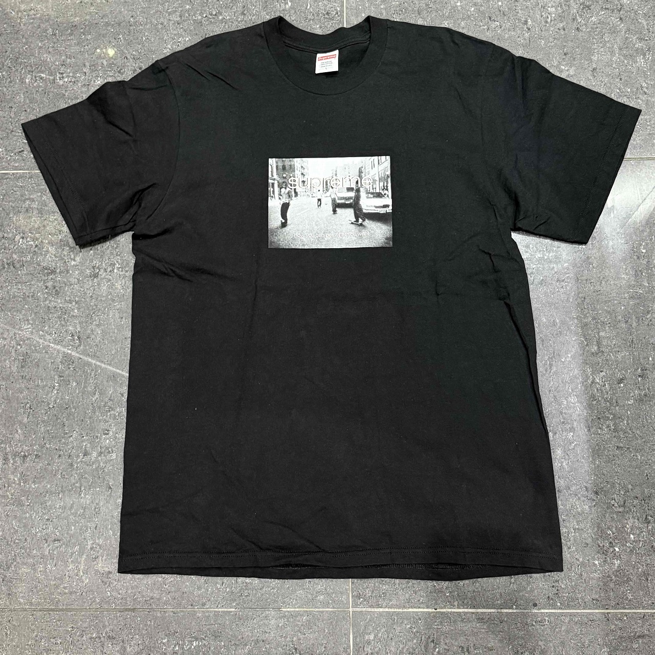 最安値販売 Supreme◇24SS/Backwards Tee/Tシャツ/L/コットン/BLK