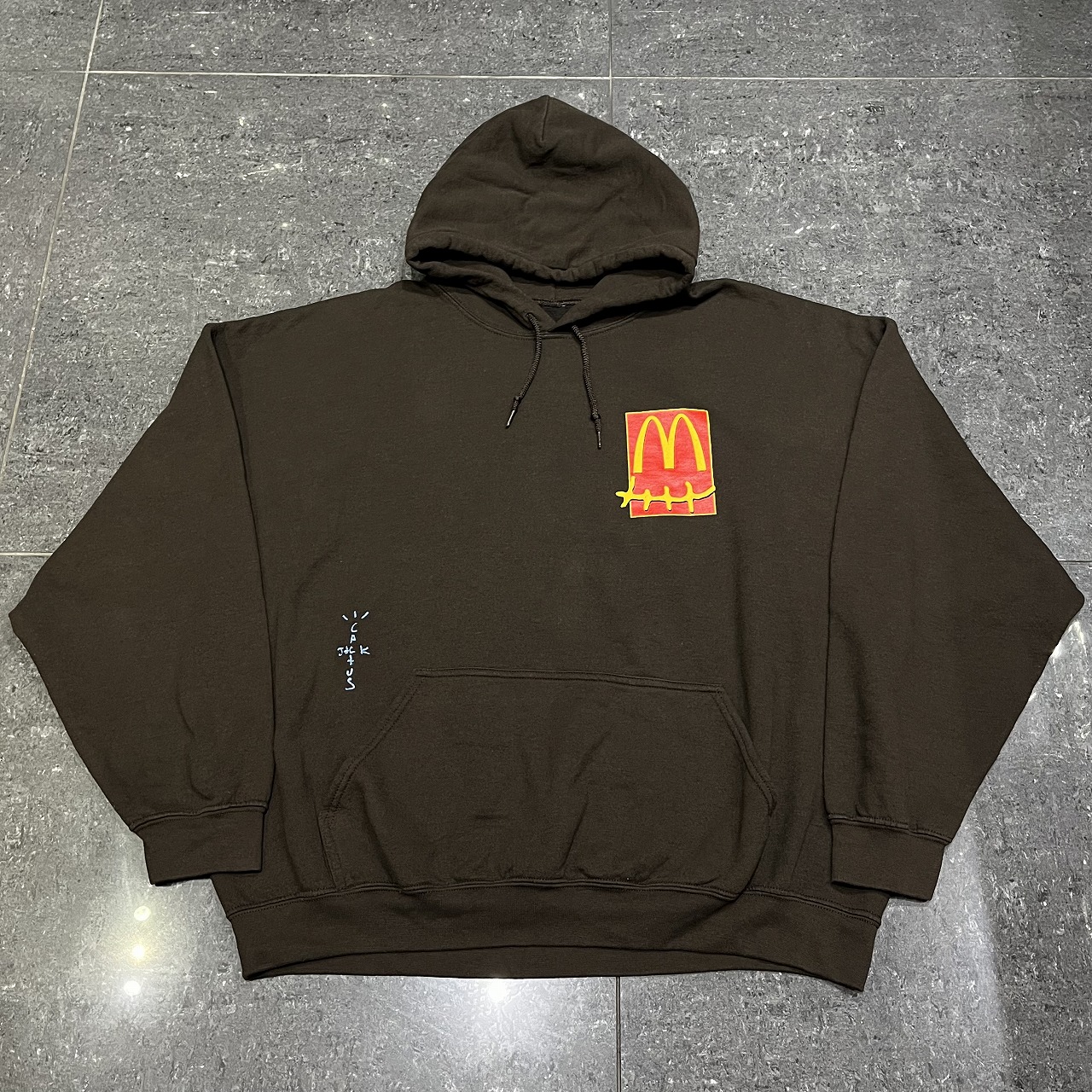 Cactus Jack Reverse Dog パーカー Brown○関税送料無料〇 Travis Scott Reverse Dog Zip Up Hoodie Brown Men's - SS22 - US