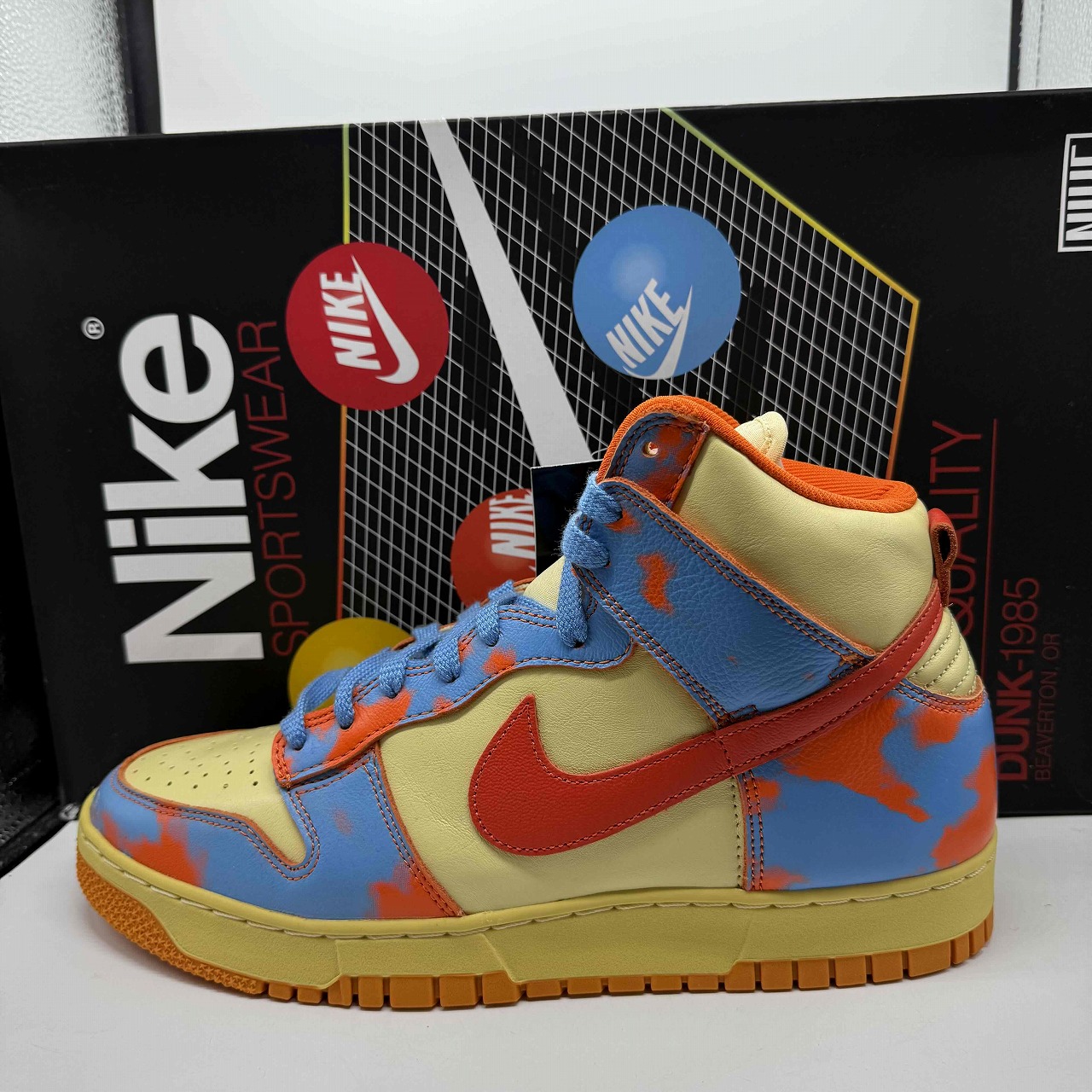 NIKE 2022 DUNK HIGH 1985 SP "ORANGE ACID WASH" 28.5cm DD9404-800 ナイキ ダンクハイ オレンジアシッドウォッシュ スニーカー 南堀江店【中古】｜union3 店