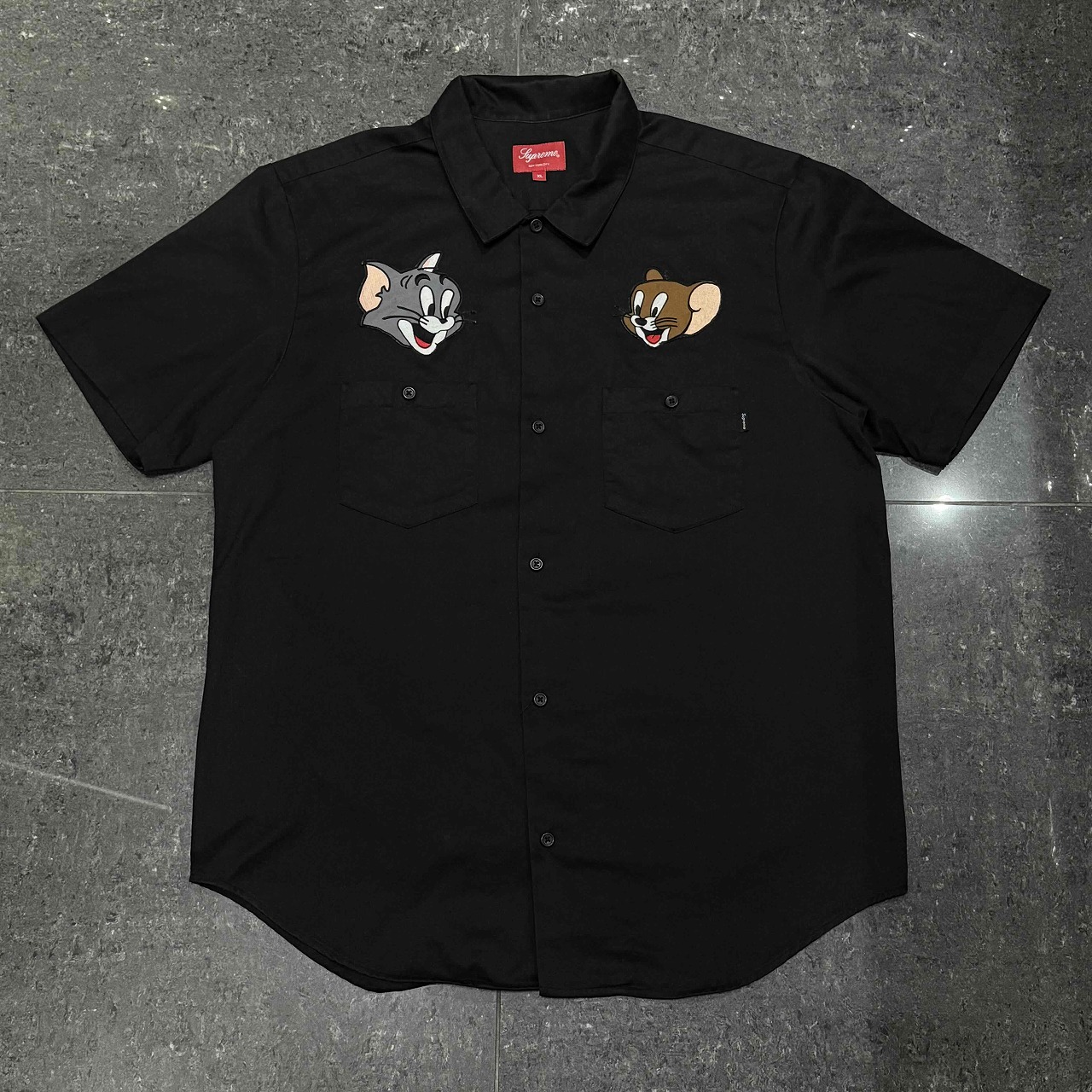 Supreme 16aw Tom&Jerry Work Shirt SIZE-XL シュプリーム トムとジェリーワークシャツ 南堀江店【中古】|union3 店