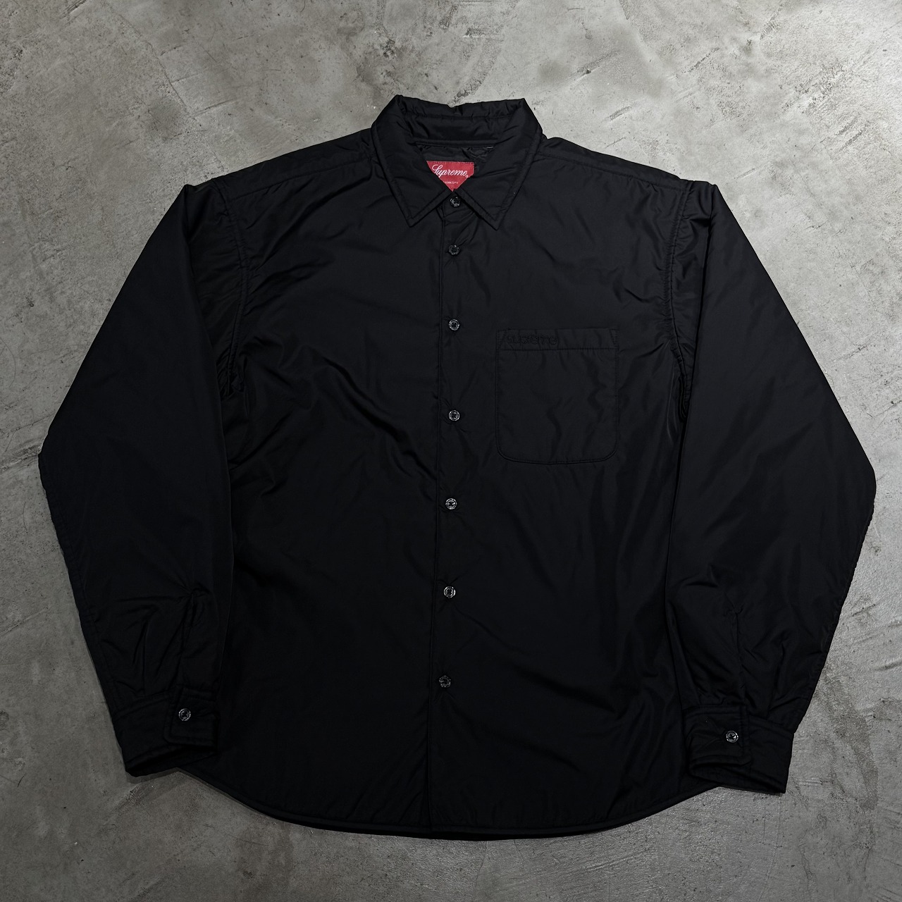 （L）Supreme Nylon Filled Shirtナイロンフィルドシャツ Supreme Nylon Filled Shirt (FW22) - $148