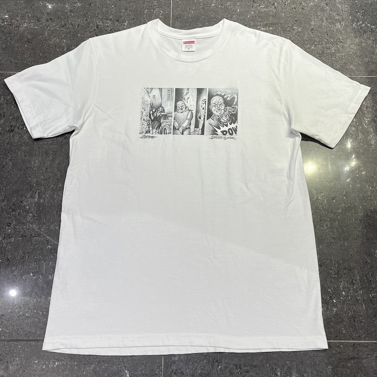 Supreme 24aw Mister Cartoon Pow Tee Size-M シュプリーム ミスターカートゥーン パウ 半袖プルオーバー 南堀江店【中古】【未当て嵌める品】