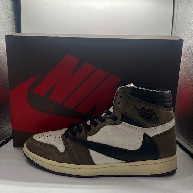NIKE AIR JORDAN 1 HIGH OG TS SP TRAVIS SCOTT 28.0cm CD4487-100 ナイキ エアジョーダン1 ハイ トラヴィススコット スニーカー 南堀江店【中古】｜union3 店
