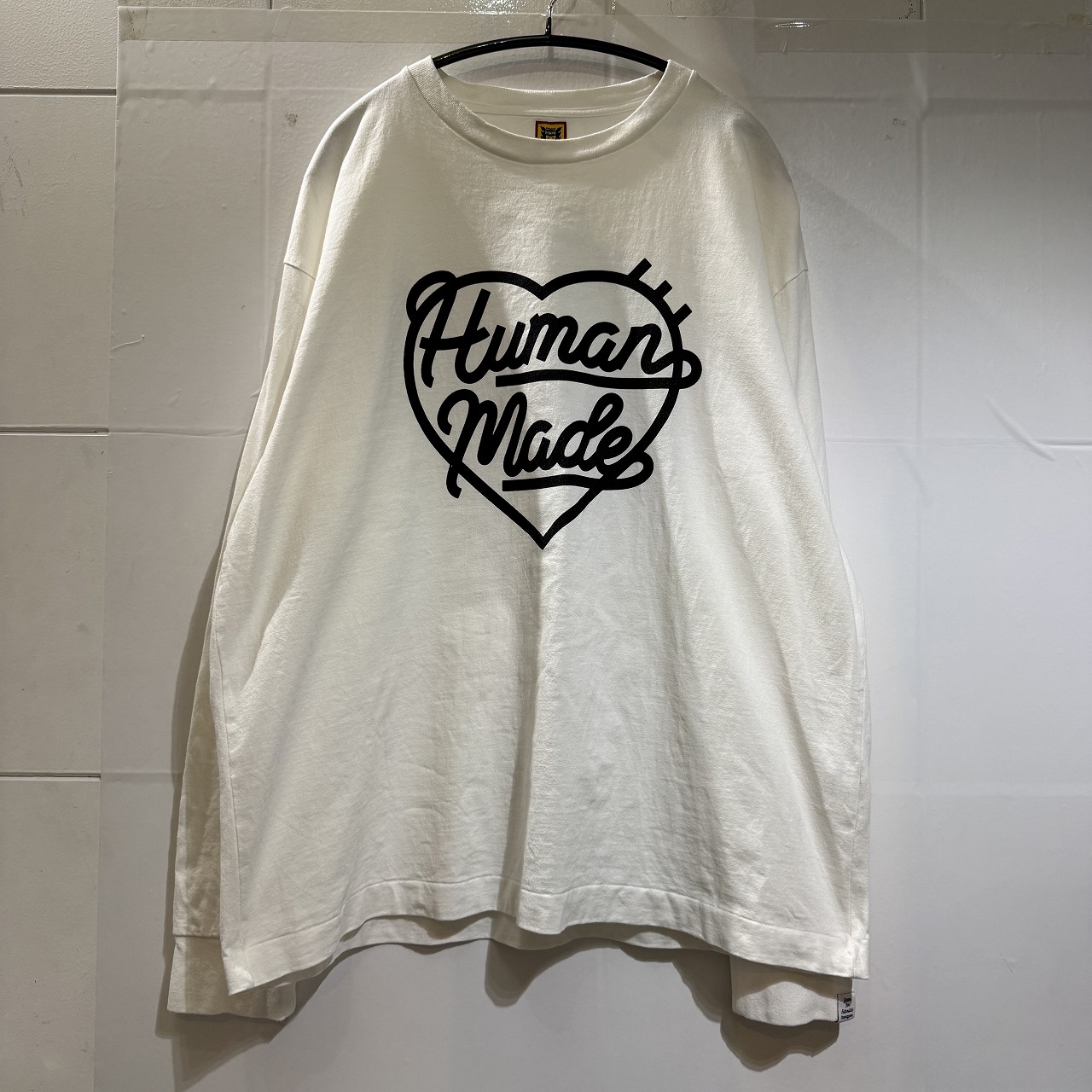 楽天市場】HUMAN MADE 24ss HENLEY NECK L/S TEE Lサイズ ヒューマン