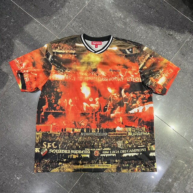Supreme 25ss Vinci Per Noi Soccer Jersey SIZE-XL シュプリーム ヴィンチペルノイサッカージャージー 半袖プルオーバー 南堀江店【中古】