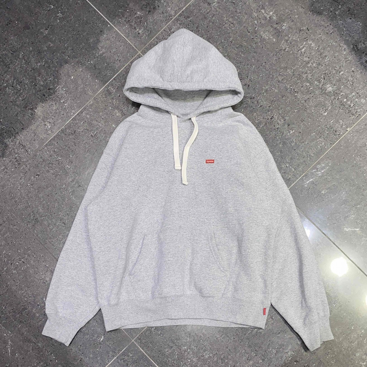 Supreme 23aw Small Box Drawcord Hooded Sweatshirt Size-S シュプリーム スモールボックスドローコードフーデッドスウェットシャツ パーカー 南堀江店【中古】