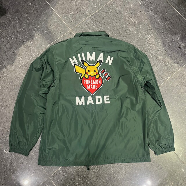 ジャケット・アウター L HUMAN MADE x Pokemon Made Coach Jacket ☆Human Made x Pokemon Made☆Coach Jacket☆Navy (HUMAN MADE