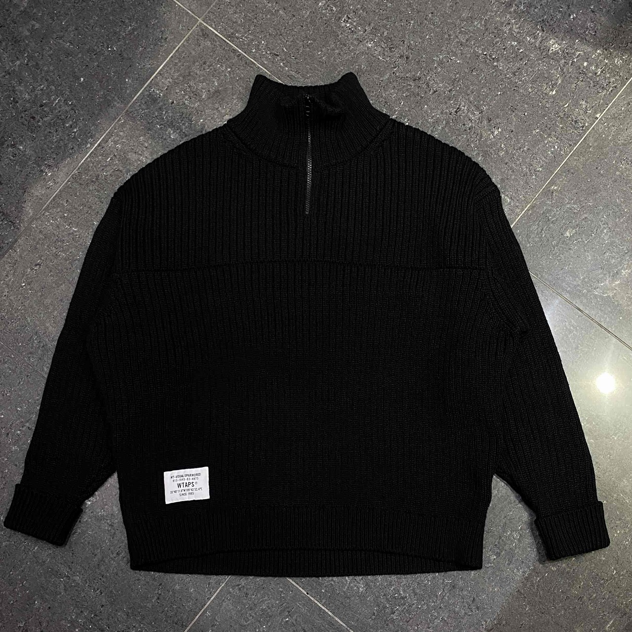 WTAPS 24aw SUB/SWEATER/POLY SIZE-2 242MADT-KNM03 ダブルタップス 補欠選手スウェーター 南堀江店【中古】