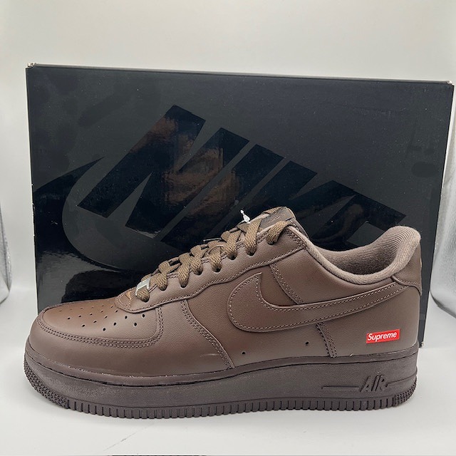 Supreme 23aw NIKE AIR FORCE 1 LOW SP BAROQUE BROWN 27.5糎 CU9225-200 シュプリーム ナイキ エアフォースワンロー バロック赤銅色 スニーカー 南堀江店【中古】【未当て嵌める品】