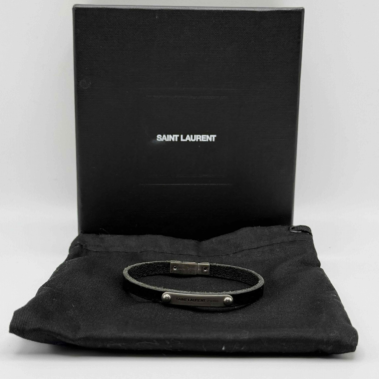 SAINT LAURENT PARIS ID BRACELET サンローランパリ 腕輪 南堀江店【中古】