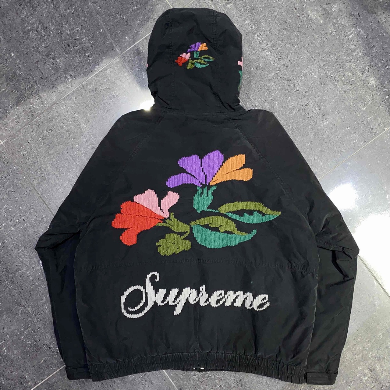 Supreme 23aw Needlepoint Hooded Jacket Size-L シュプリーム ニードルポイントフーデッドジャケット 南堀江店【中古】