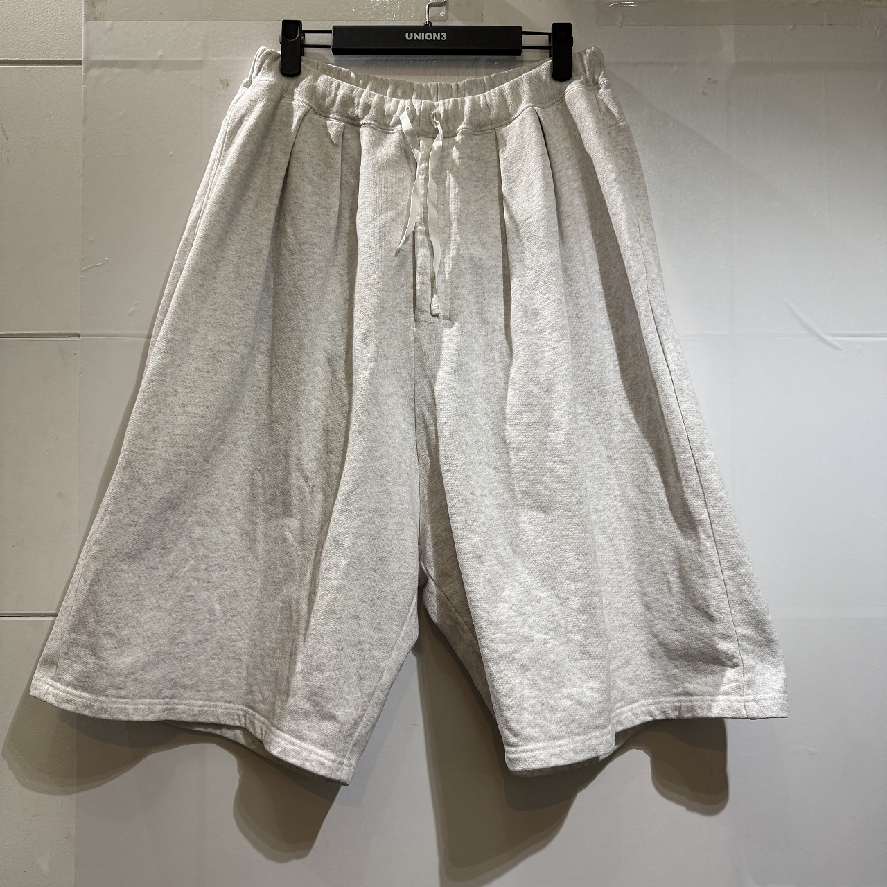ANCELLM 25ss 3/4 TUCK SWEAT SHORTS SIZE-2 ANC-PT81 アンセルム タックスウェットショーツ ショートパンツ 南堀江店【中古】