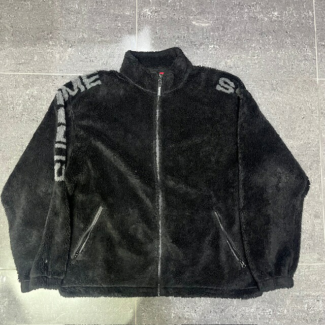 Supreme 25ss Shoulder Logo Fleece Jacket SIZE-XL シュプリーム ショルダーロゴフリースジャケット 南堀江店【中古】|union3 店