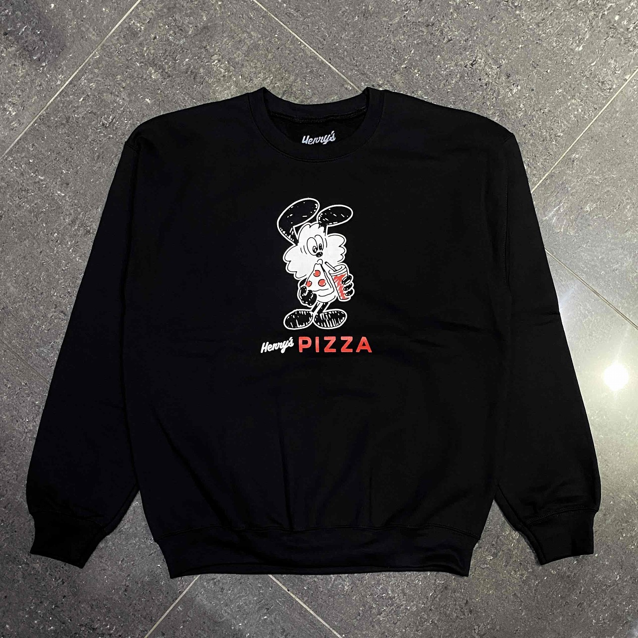 HENRY'S PIZZA VICK CREWNECK SIZE-M VERDY ヘンリーズピザ ヴィッククルーネック スウェット ヴェルディー 南堀江店【中古】