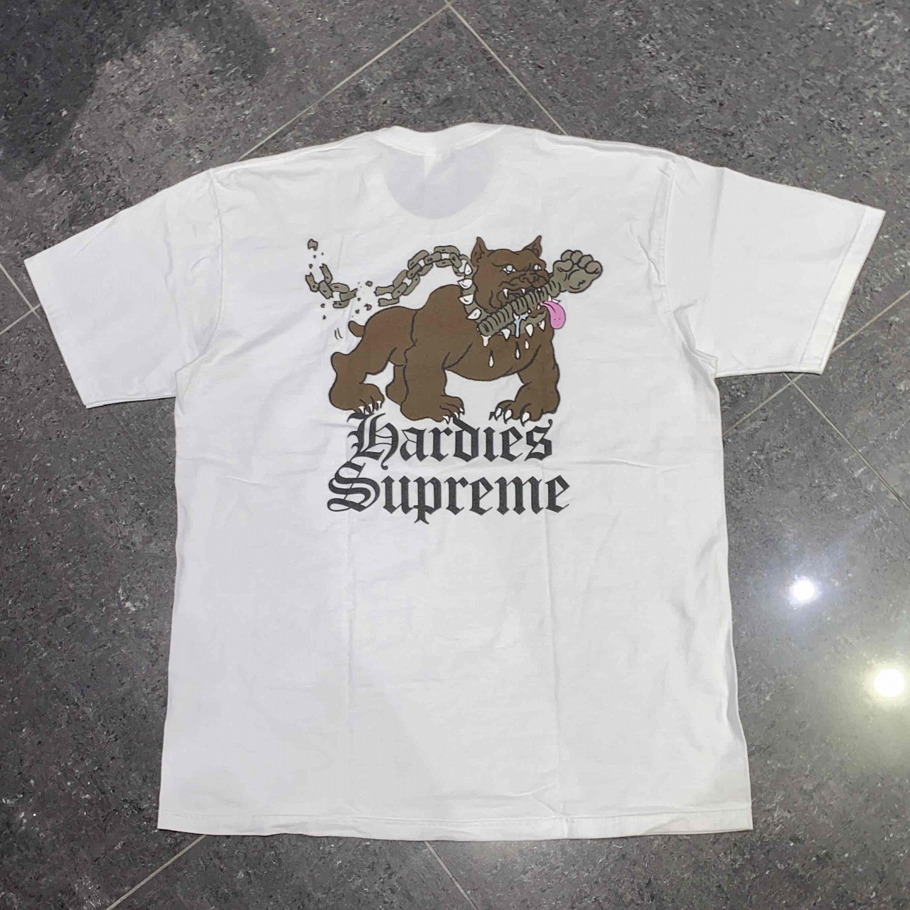 Supreme 23ss Hardies Dog Tee XLサイズ シュプリーム ハーディーズ ドック 半袖Tシャツ 南堀江店【中古】