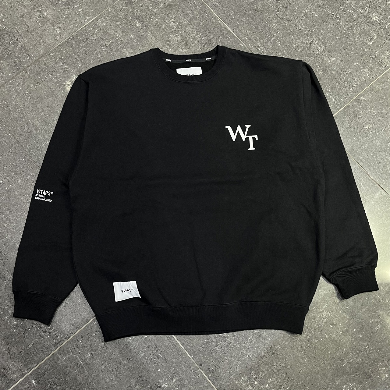 WTAPS 26ss ACADEMY/SWEATER/COTTON SIZE-4 261ATDT-CSM04 ダブルタップス アカデミークルーネックスウェット 南堀江店【中古】|union3 店