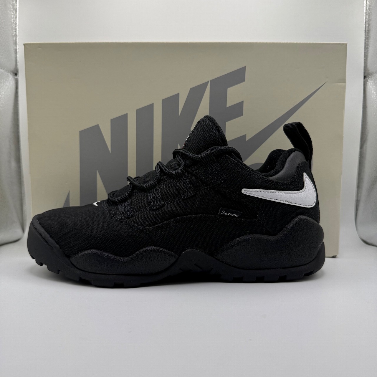 Supreme 24ss x NIKE SB DARWIN LOW BLACK 26.5cm FQ3000-001 シュプリーム ナイキエスビー ダーウィンロー ブラック スニーカー 南堀江店【中古】|union3 店