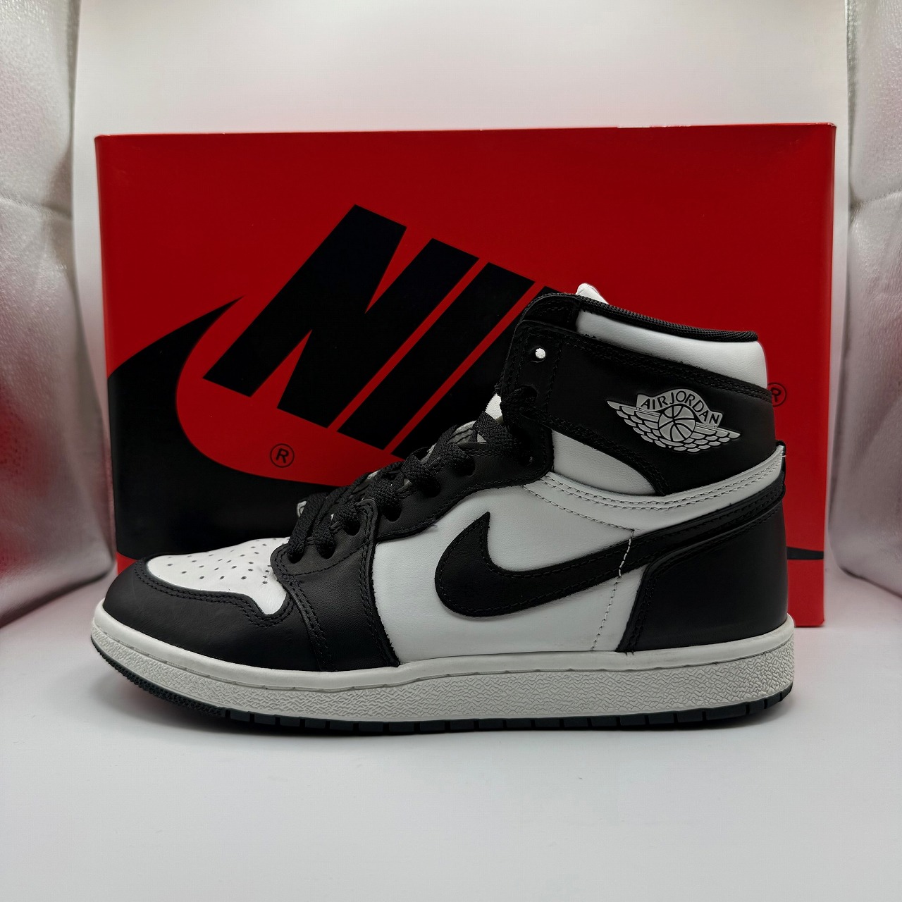 NIKE 23ss AIR JORDAN 1 HIGH 85 26.5cm BLACK/WHITE BQ4422-001 ナイキ エアジョーダンワンハイ85パンダ スニーカー 南堀江店【中古】