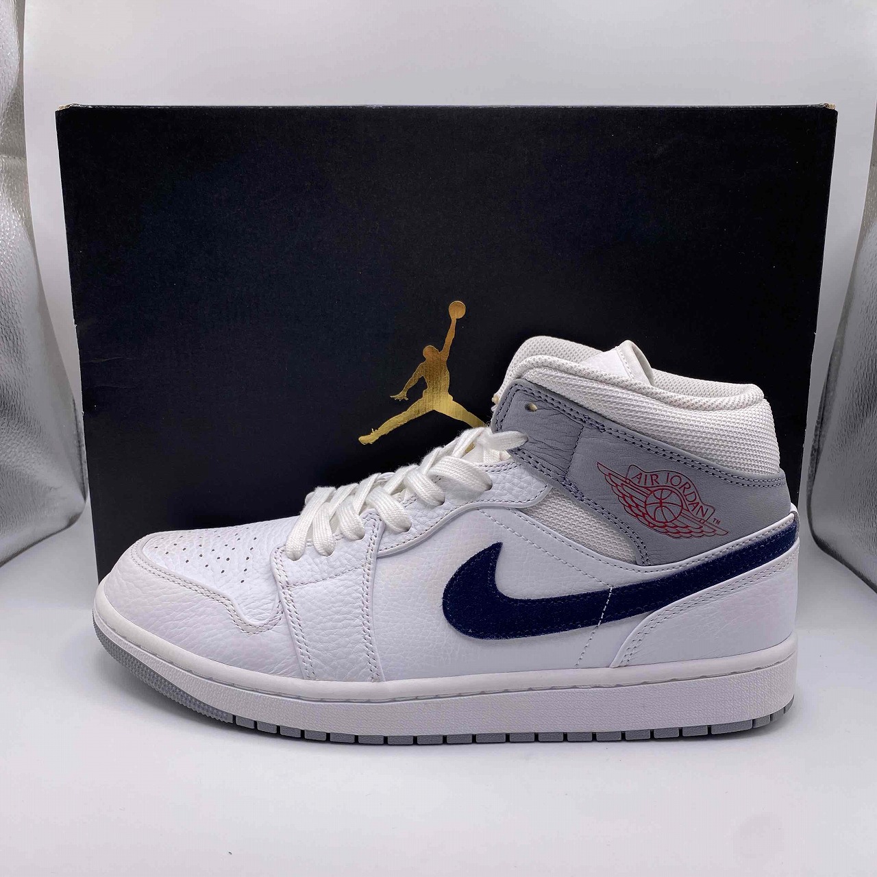 NIKE 2022 AIR JORDAN 1 MID PARIS 28.5糎 DR8038-100 ナイキ エアジョーダン1 ミッド 光の都市 スニーカー 南堀江店【中古】