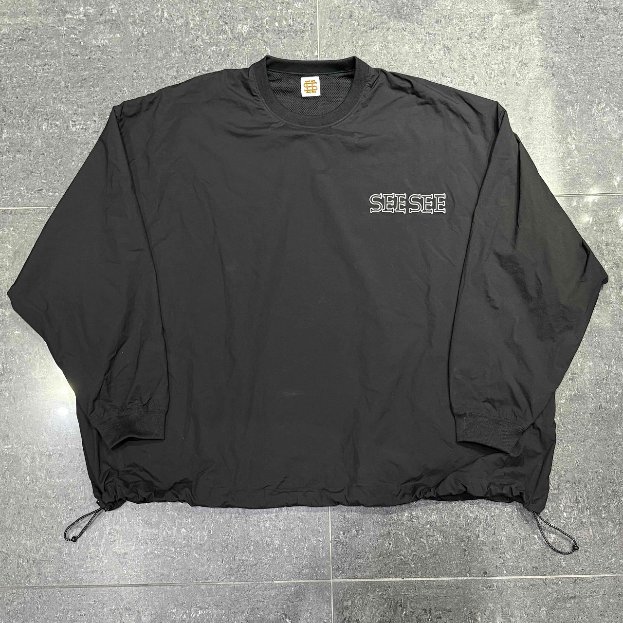 SEE SEE NYLON SUPER BIG LS FLAT T SIZE-XL シーシー ナイロンビッグフラットティー 南堀江店【中古】