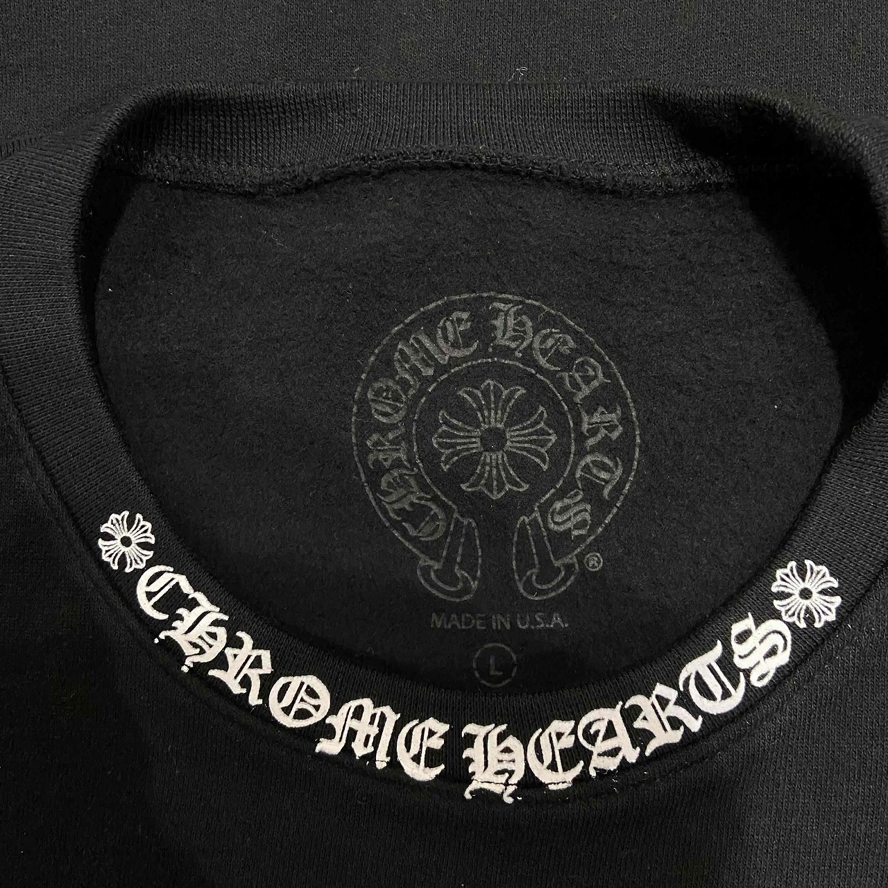 Lサイズ ネックロゴ】クロムハーツ chrome hearts ホースシュー