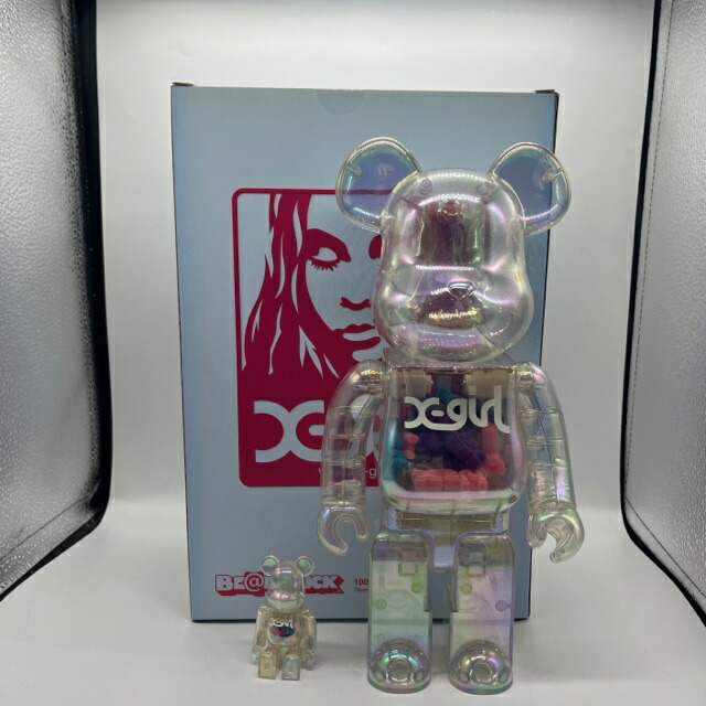 楽天市場】MEDICOM TOY BE@RBRICK X-girl 400% メディコムトイ ベアブリック エックスガール 心斎橋店【中古】 :  union3 楽天市場店