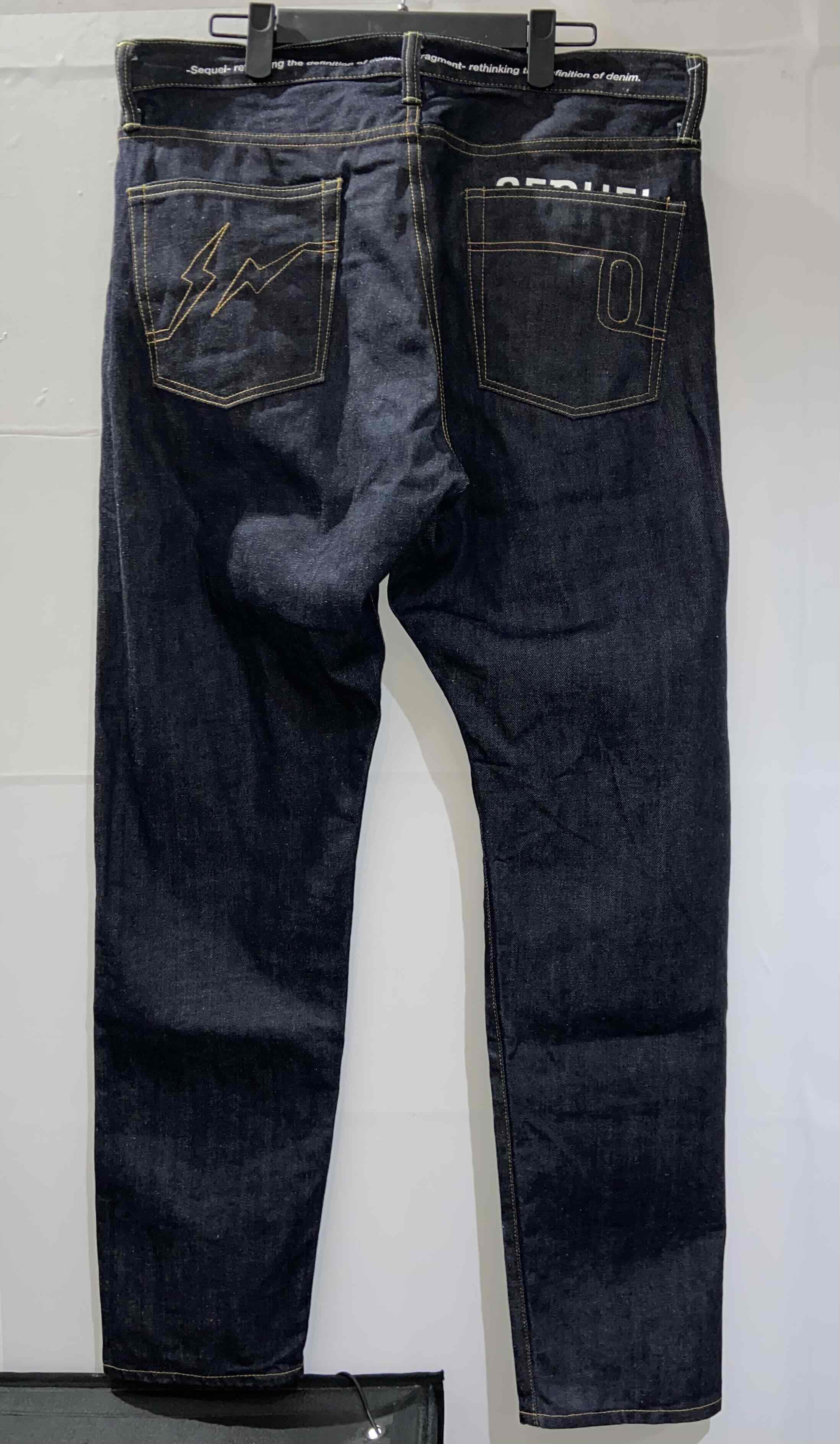 SEQUEL 21ss FRAGMENT DESIGN RIGID DENIM PANTS Size-XL SQ-21SS-PT-05 シークエル  フラグメントデザイン リジッドデニムパンツ 心斎橋店【中古】