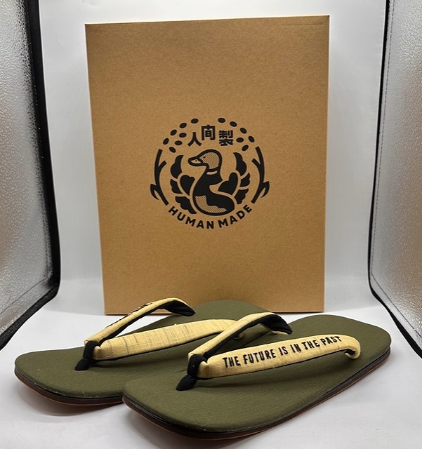 HUMAN MADE 23ss PAPER SANDALS 27.0cm ヒューマンメイド ペーパーサンダルズ 雪駄 南堀江店【中古】｜union3 店