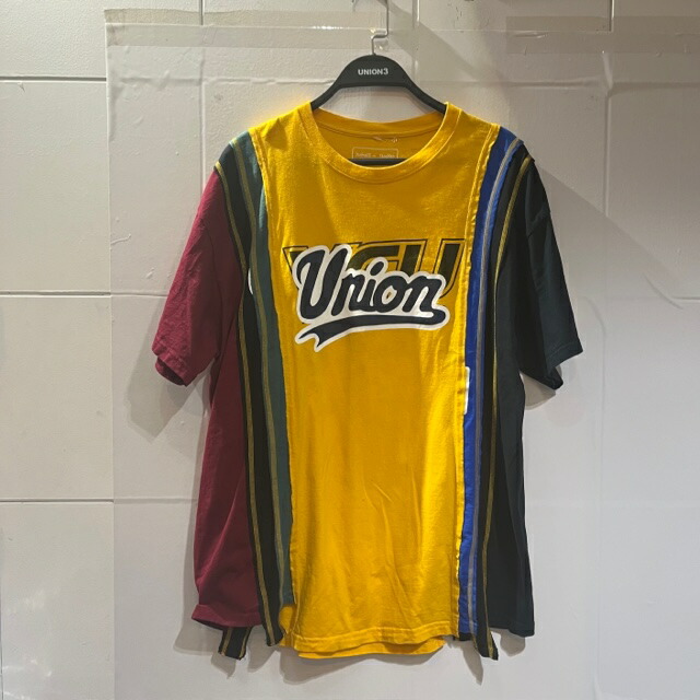 タグ付XLサイズ！Rebuild by Needles タイダイリメイクシャツ Vol.4489【Rebuild By Needles：Ribbon Wide Shirt / Tie Dye