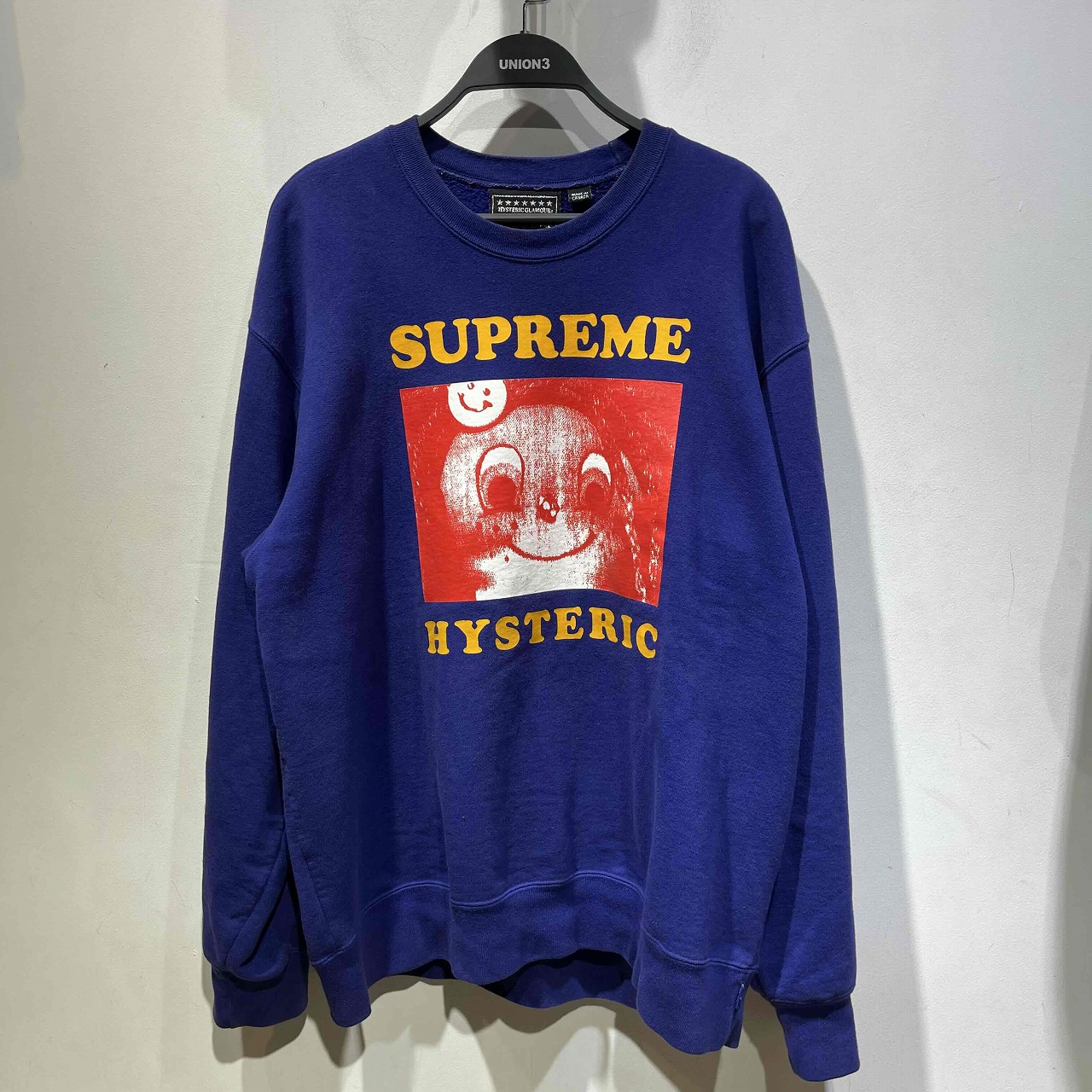 シュプリーム x ヒステリックグラマー★クルーネック Supreme シュプリーム 2024AW Hysteric Glamour Thermal Lined