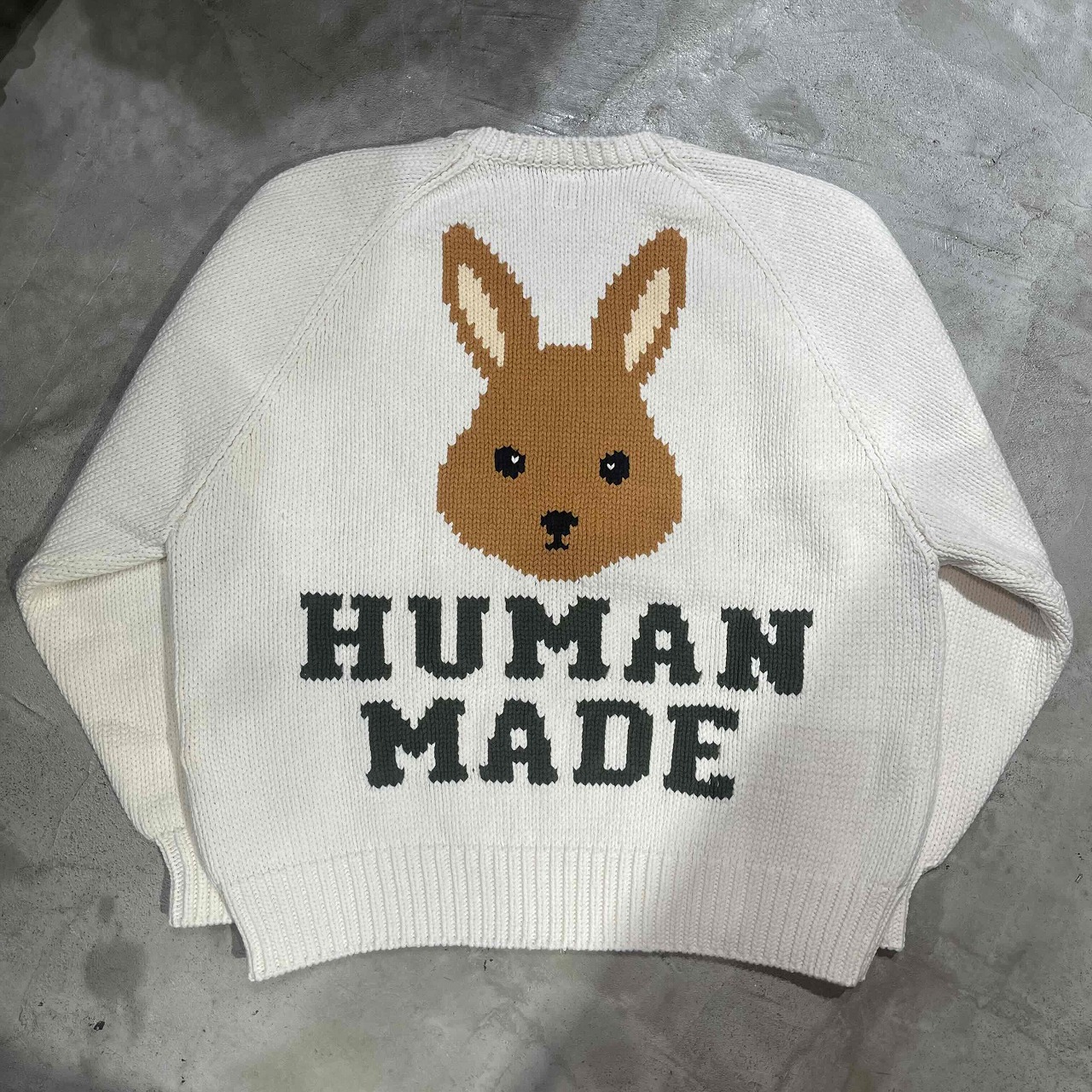 楽天市場】HUMAN MADE 23aw POLAR BEAR JACQURD KNIT SWEATER Lサイズ