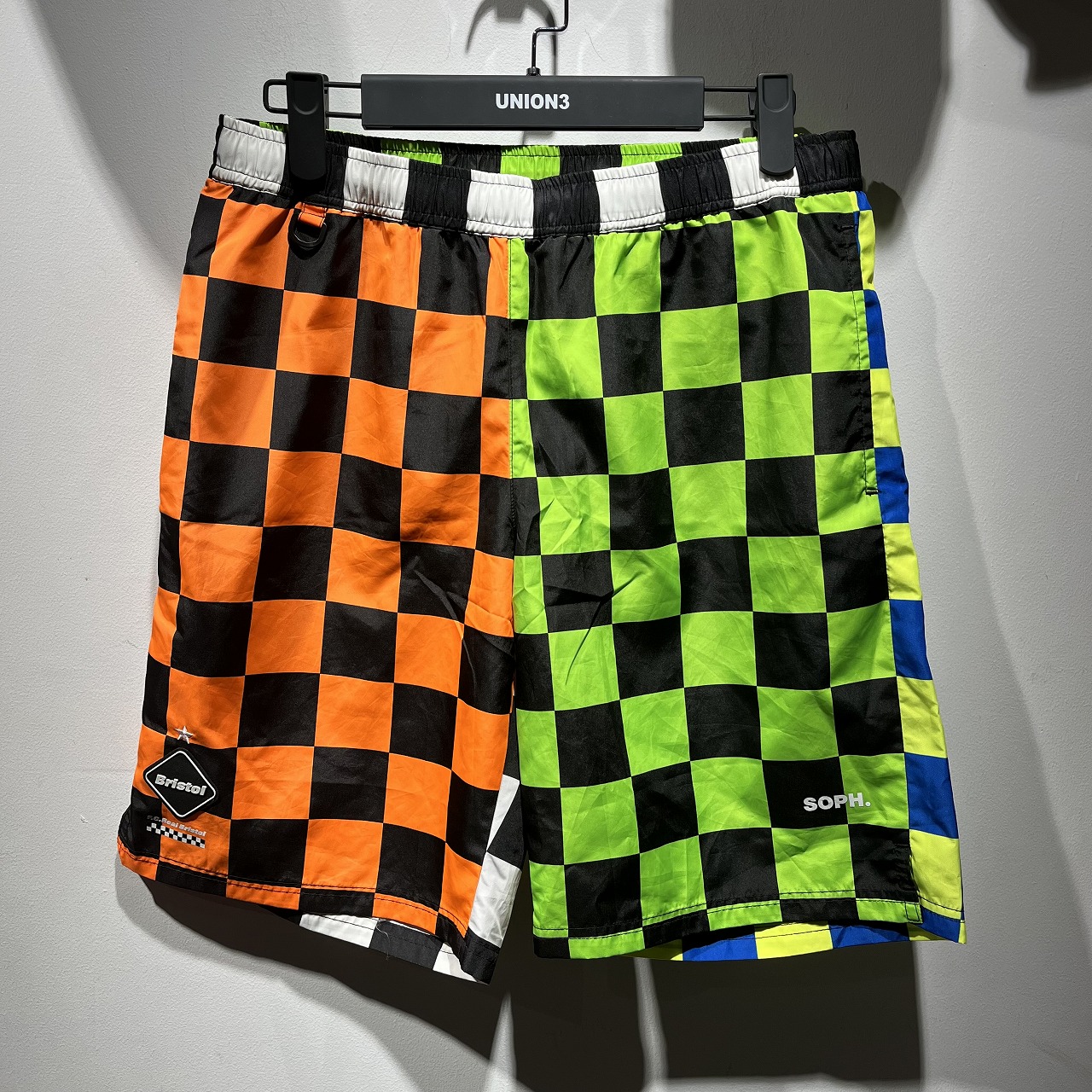エフシーレアルブリストル　ハーフパンツ【L】ブラック　ドット柄　カジュアル　夏 参考上代17600円 F.C.Real Bristol 22SS SOFT PILE LOUNGE