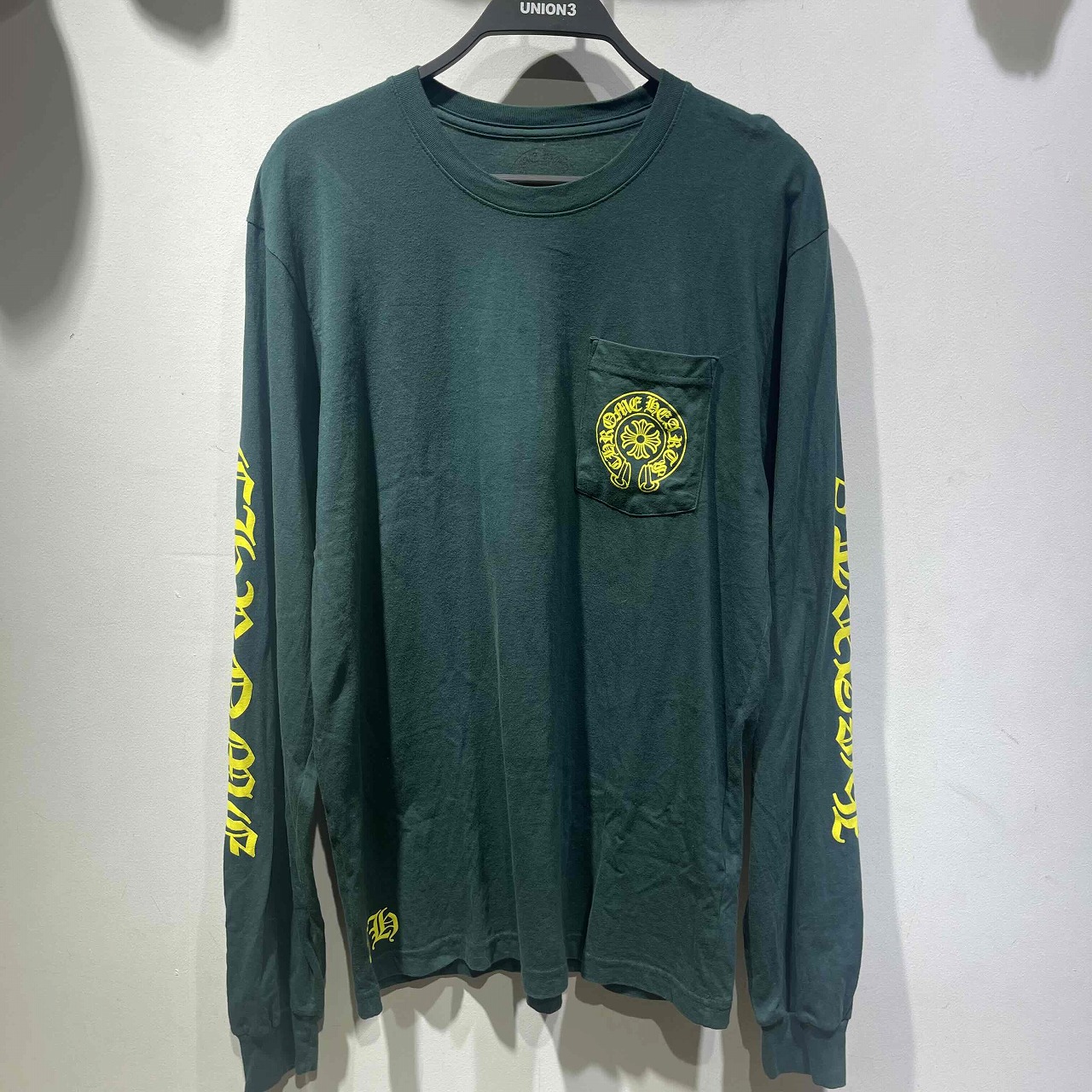 Chrom hearts ロンT Chrome Hearts Triple Cross Hollywood Grey Long Sleeve T