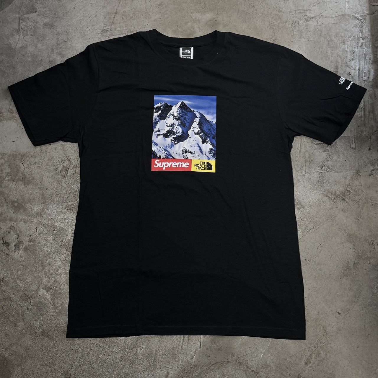 Supreme 17aw The North Face Mountains Tee SIZE-L シュプリーム×ザノースフェイス マウンテン半袖Tシャツ 心斎橋店【中古】