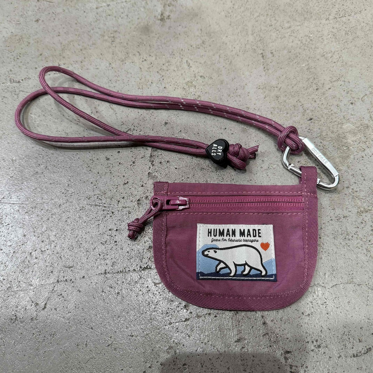 HUMAN MADE ヒューマン メイド レザージップウォレット HUMAN MADE MADE(ヒューマンメイド) LEATHER ZIP WALLET NAVY