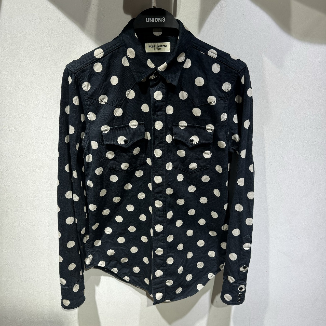 楽天市場】SAINT LAURENT PARIS サンローラン パリ シャツ サイズ:14 1