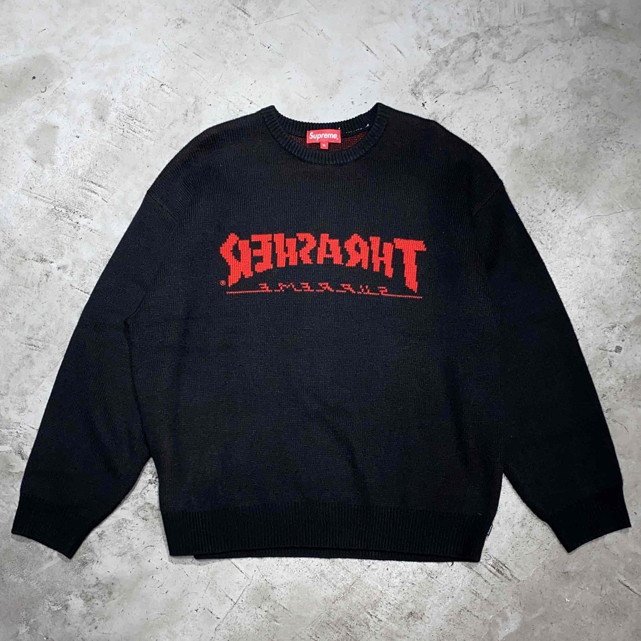 Supreme 21aw Thrasher? Sweater Lサイズ シュプリーム スラッシャー セーター 心斎橋店【中古】