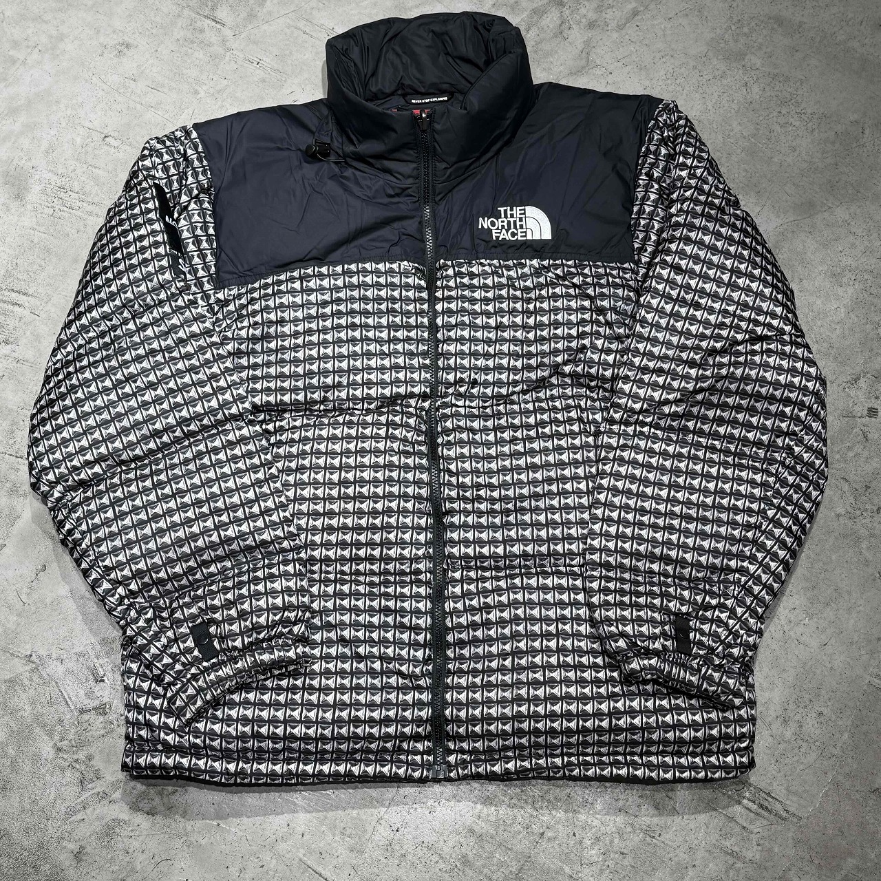 楽天市場】SUPREME 21ss THE NORTH FACE Studded Nuptse Jacket Size-L