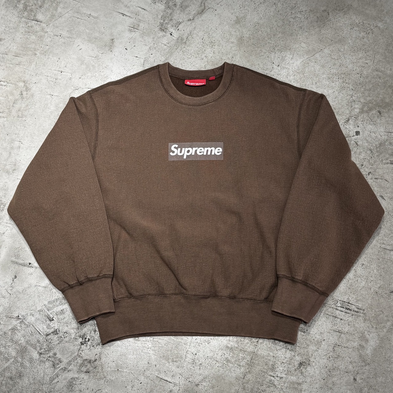 Supreme 25ss Washed Box Logo Crewneck Size-S シュプリーム ウォッシュドボックスロゴクルーネック 心斎橋店【中古】