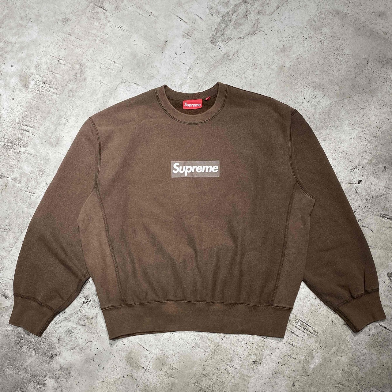 Supreme 25ss Washed Box Logo Crewneck Size-M シュプリーム ウォッシュドボックスロゴクルーネック スウェット 心斎橋店【中古】|union3 店