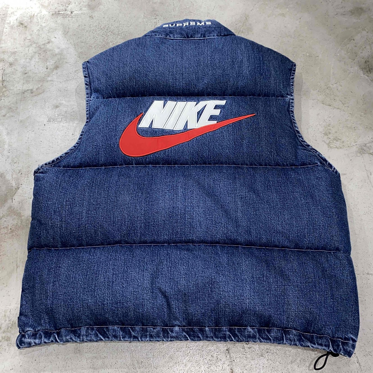 楽天市場】24SS Supreme Nike Denim Puffer Vest シュプリーム