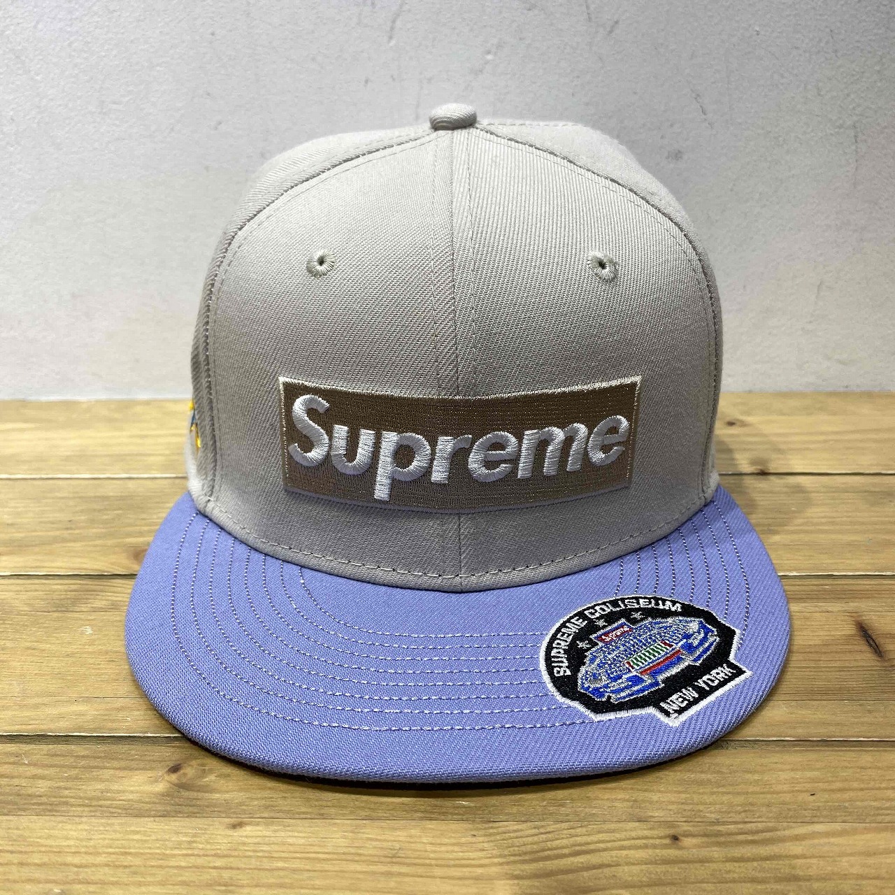Supreme 地図柄 ベースボールキャップ 水色 Supreme 地図柄キャップ 水色 - メルカリ