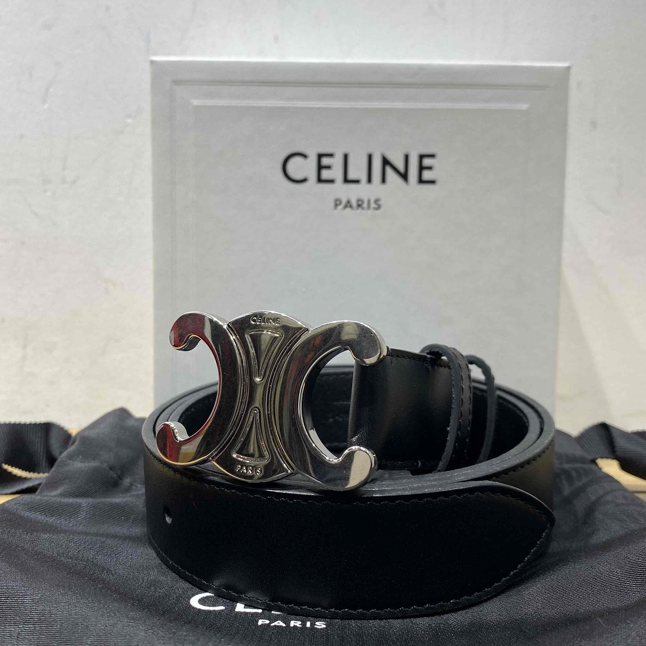 楽天市場】セリーヌ Celine トリオンフベルト【中古】 : 質屋かんてい