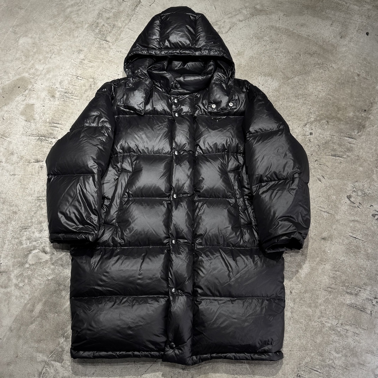 PRADA Re-nylon Long Down Jacket Sサイズ SGC077 プラダ ロングダウンジャケット 心斎橋店【中古】|union3 店