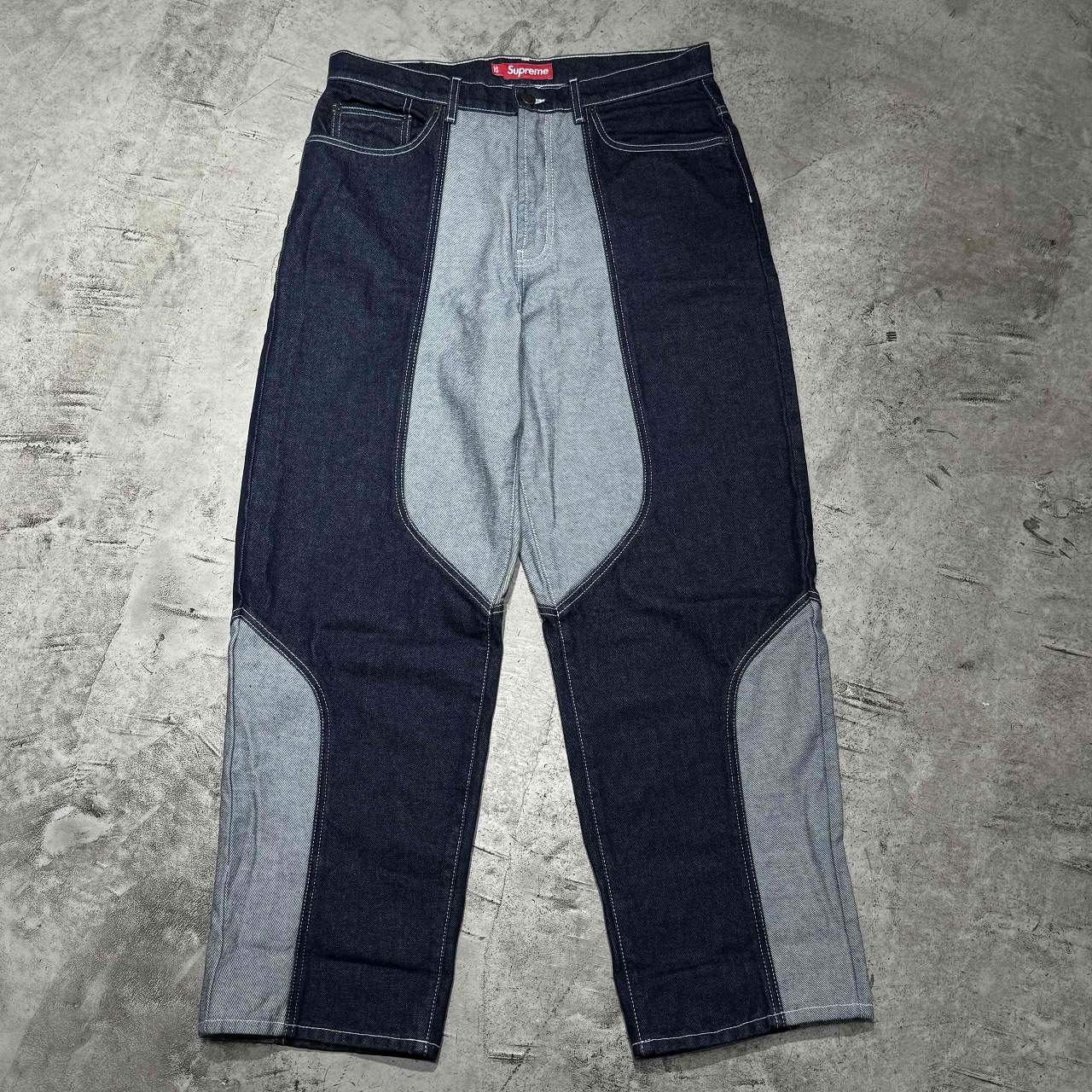 Supreme 25aw 2-Tone Paneled Baggy Jean Size-32 シュプリーム 2 トーン パナルド バギー ジーンズ 心斎橋店【中古】