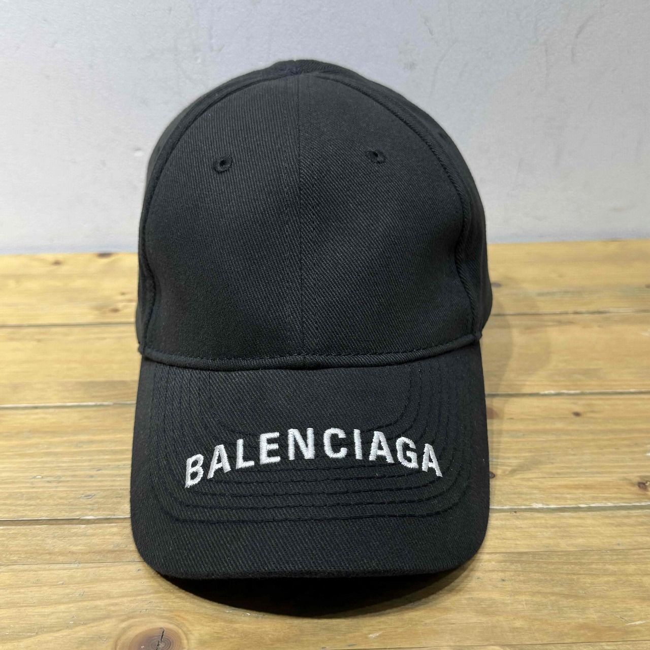 BALENCIAGA LOGO BASEBALL CAP SIZE-L バレンシアガ ロゴ ベースボールキャップ 心斎橋店【中古】
