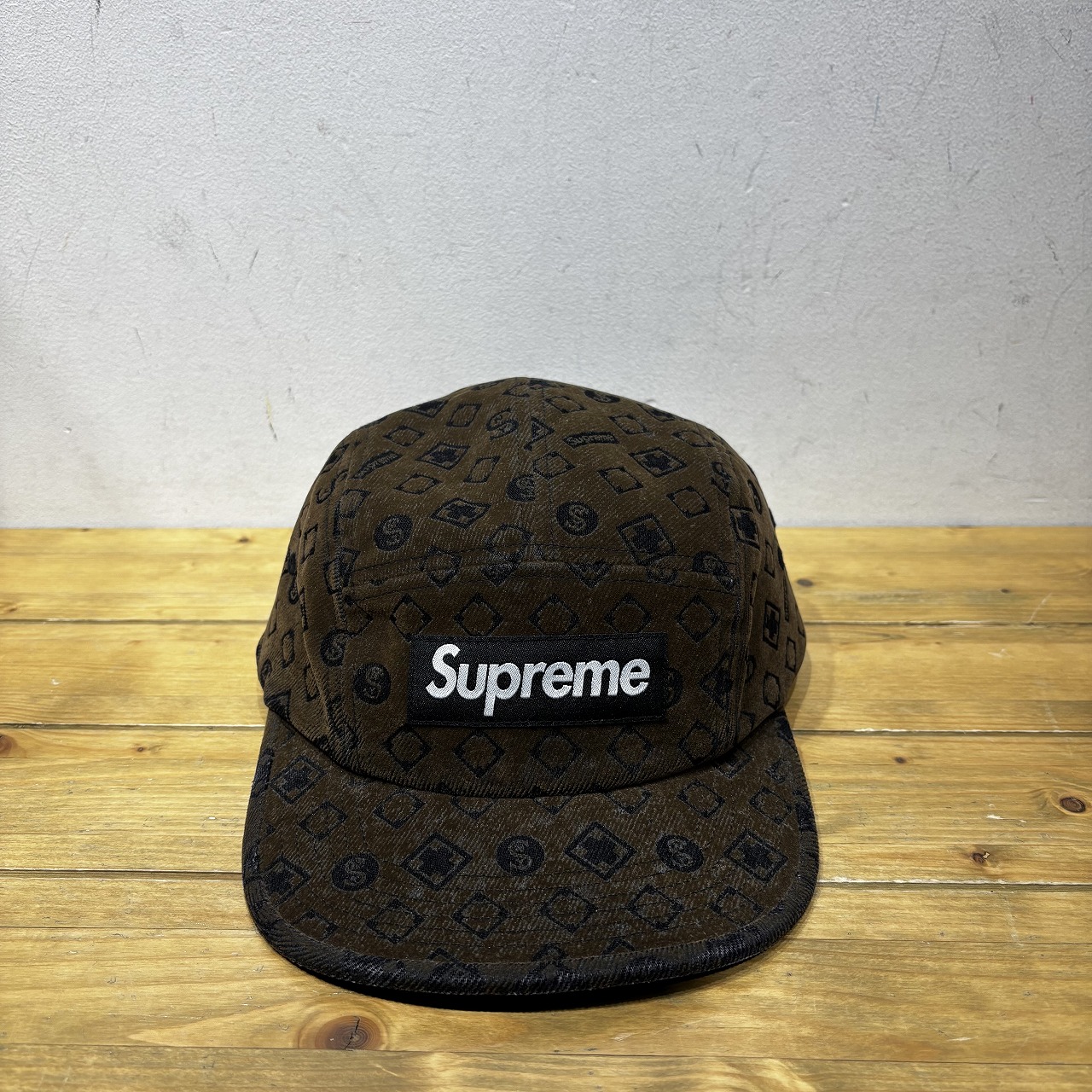 Supreme 24aw Flocked Denim Camp Cap シュプリーム フロックド デニム キャンプ キャップ 心斎橋店【中古】
